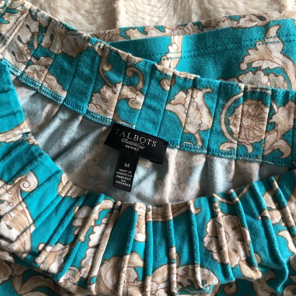 Talbots pleated scoop-neck 3/4 sleeve top - MP - Picture 9 of 14